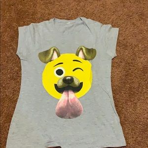 Dog emoji shirt